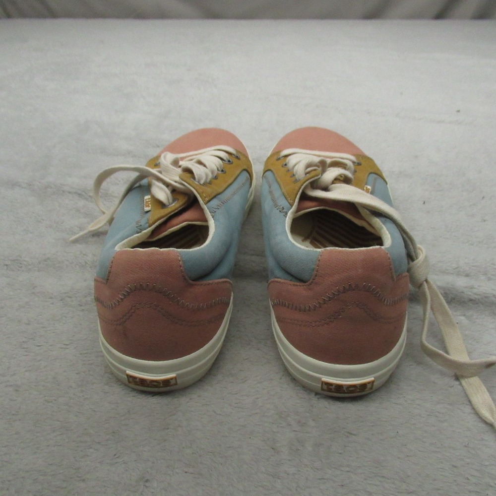 Taos Womens 9 Plim Soul PLS Sneakers Blue Canvas Low Top Lace Up Walking Casual - Picture 6 of 16